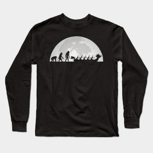 Dragon Boat Racing Team Evolution Moon Long Sleeve T-Shirt